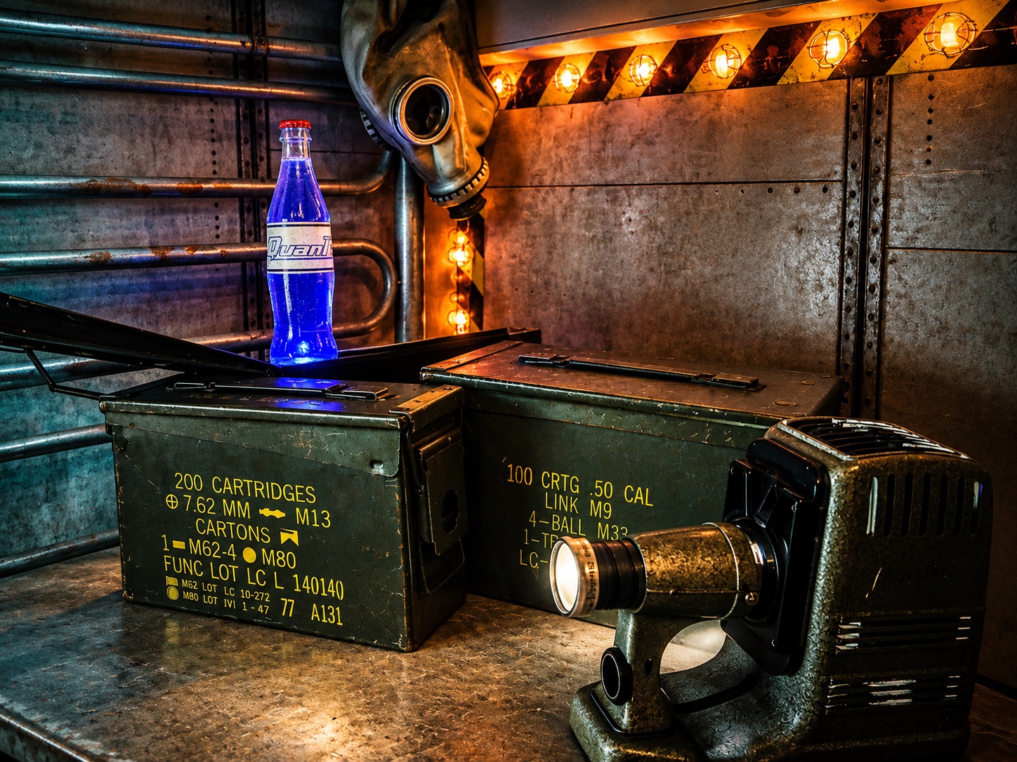 Cineastisch überarbeitetes Motiv des Escape Rooms Fallout